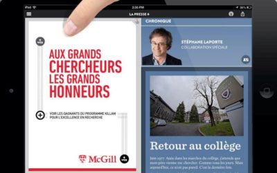 LA Presse + : Stéphane Laporte signe une chronique sur le Collège de Montréal