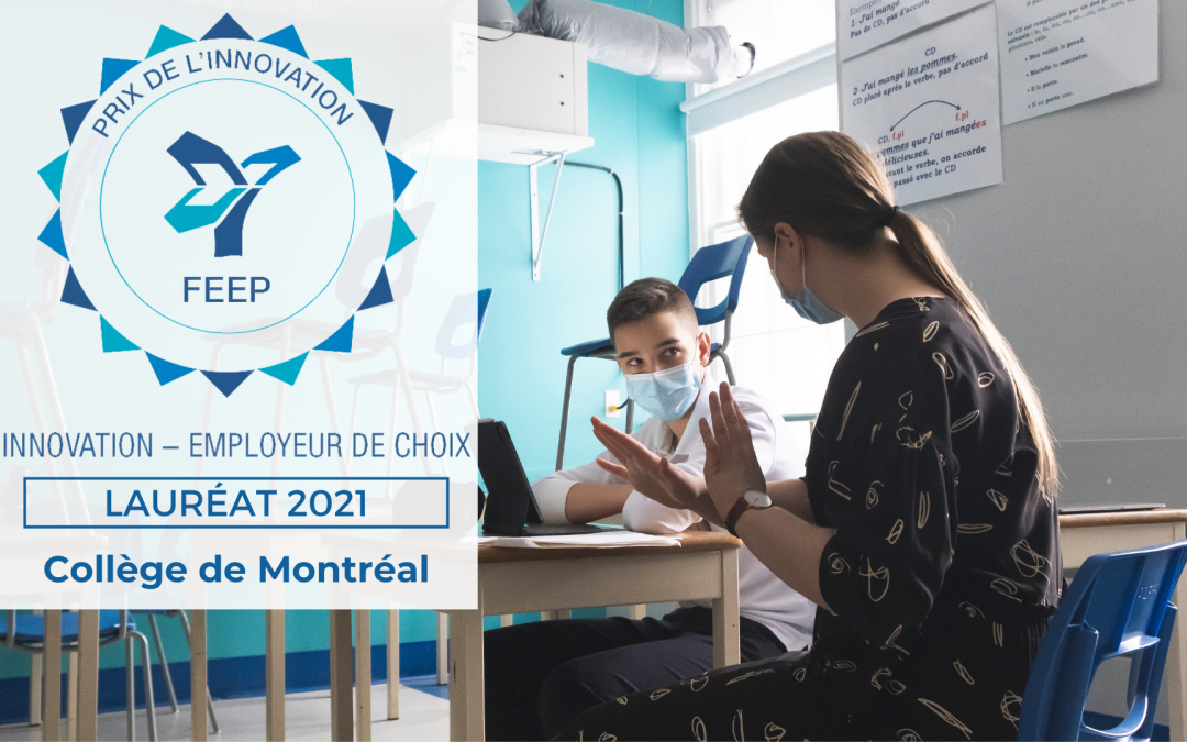 Prix Innovation de la FEEP : Le Collège de Montréal nommé «Employeur de choix»