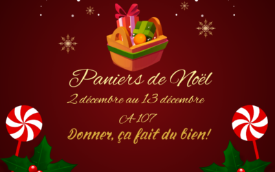 Campagne de paniers de Noël